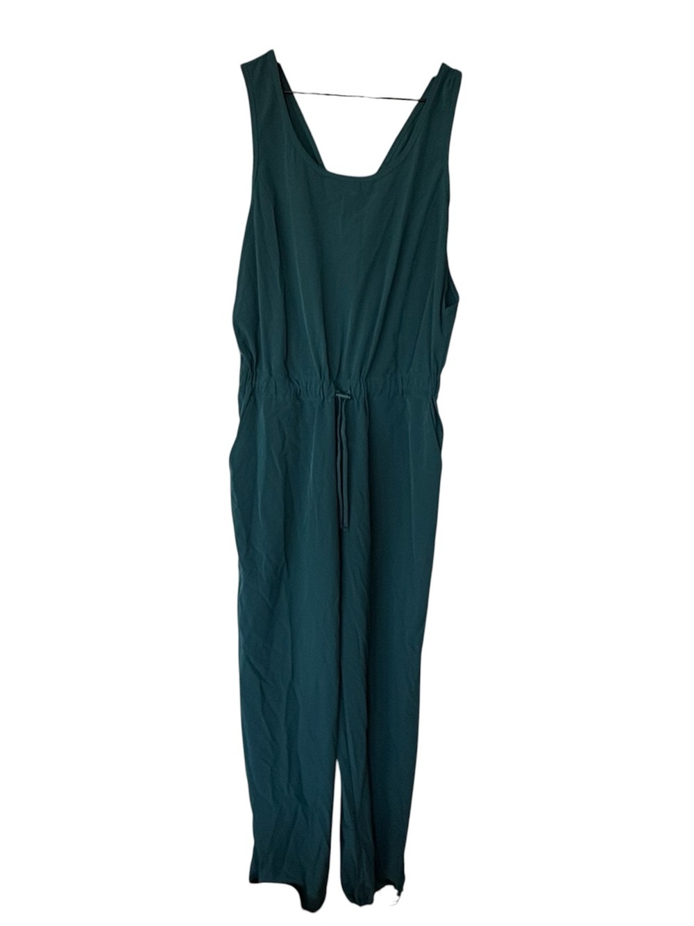 Minders Women's Teal Cross Back Sleeveless Jumpsuit - Picture 2 of 9